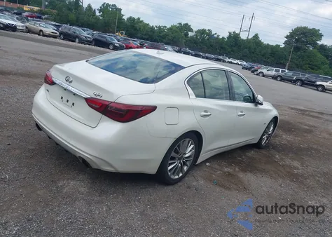 2018 Infiniti Q50 3.0T Luxe z USA, uszkodzony, nr VIN JN1EV7AR7JM443319
